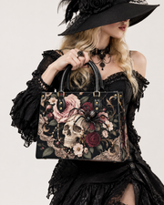 Widow's Web Leather Handbag