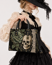 Rose Reticulum Leather Handbag