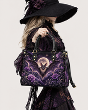 Violet Venom Leather Handbag