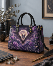 Violet Venom Leather Handbag