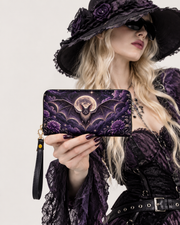Violet Venom Long Zip Wallet