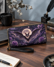 Violet Venom Long Zip Wallet