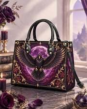 Raven Selenity Leather Handbag