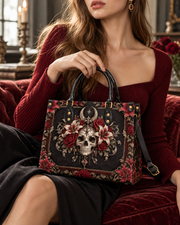 Eternal Bloom Leather Handbag