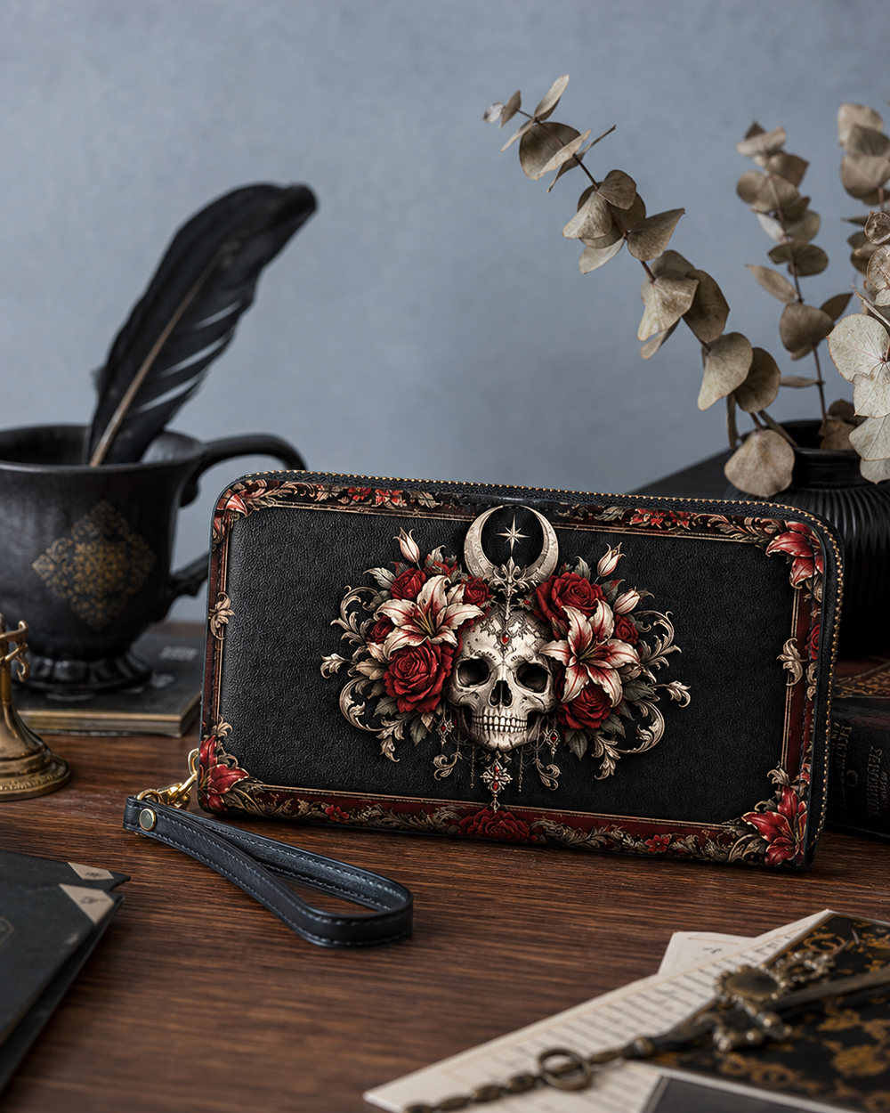 Eternal Bloom Long Zip Wallet