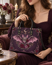 Wing Grimoire Leather Handbag