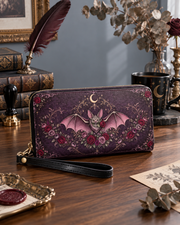 Wing Grimoire Long Zip Wallet