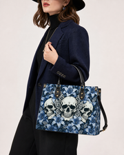 Lunar Hush Leather Handbag