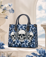 Lunar Hush Leather Handbag