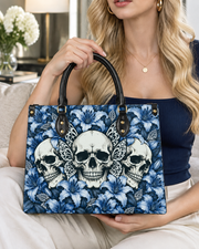 Lunar Hush Leather Handbag