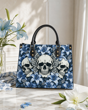 Lunar Hush Leather Handbag