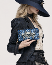 Lunar Hush Long Zip Wallet