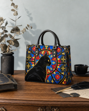 Felis Vitrum Leather Handbag