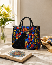 Felis Vitrum Leather Handbag