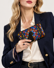 Felis Vitrum Long Zip Wallet