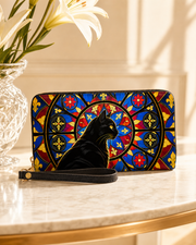 Felis Vitrum Long Zip Wallet