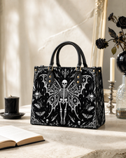 Twilight Plume Leather Handbag