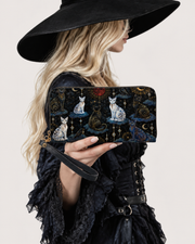 Crimson Moon Long Zip Wallet