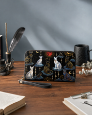 Crimson Moon Long Zip Wallet