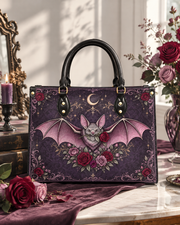 Wing Grimoire Leather Handbag