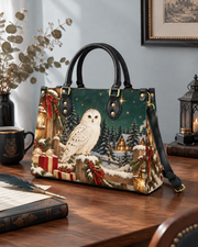 Nix Owl Leather Handbag