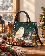 Nix Owl Leather Handbag
