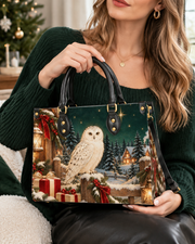 Nix Owl Leather Handbag