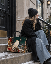 Nix Owl Leather Handbag