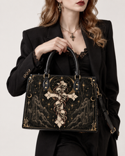 Moonlit Relic Leather Handbag