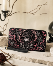 Gloom Toad Long Zip Wallet
