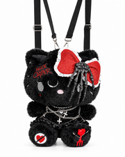 Ribbon Veil Black Cat Bag