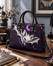 Night Wing Leather Handbag