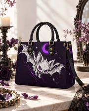 Night Wing Leather Handbag