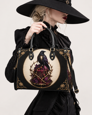 Raven Rite Leather Handbag