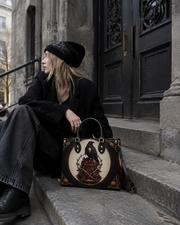 Raven Rite Leather Handbag