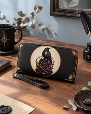Raven Rite Long Zip Wallet