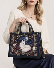 Vulpine Raven Leather Handbag