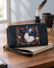 Vulpine Raven Long Zip Wallet