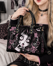 Saccharine Wrath Leather Handbag