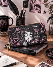 Saccharine Wrath Long Zip Wallet