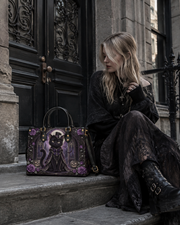 Vespercat Leather Handbag