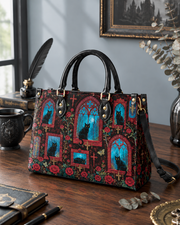 Vitrailnoir Leather Handbag