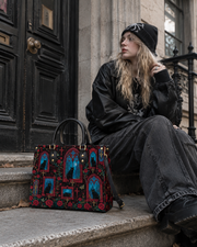 Vitrailnoir Leather Handbag