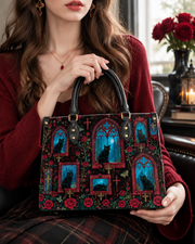 Vitrailnoir Leather Handbag