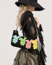 Sweet Fluffy Bunny Chain Crossbody