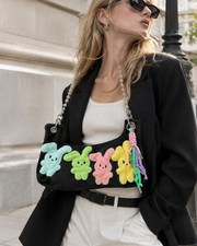 Sweet Fluffy Bunny Chain Crossbody
