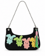 Sweet Fluffy Bunny Chain Crossbody