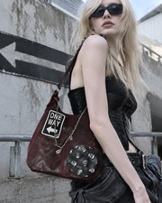 Midnight Route Punk Shoulder Bag