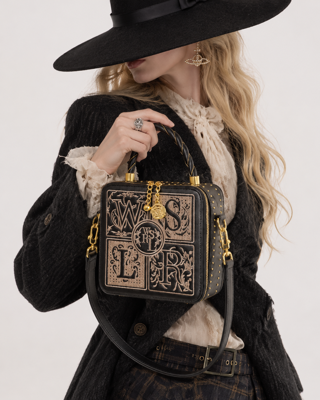 Gilded Letter Retro Mini Case