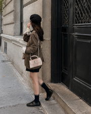 Opal Haze Mini Flap Handbag